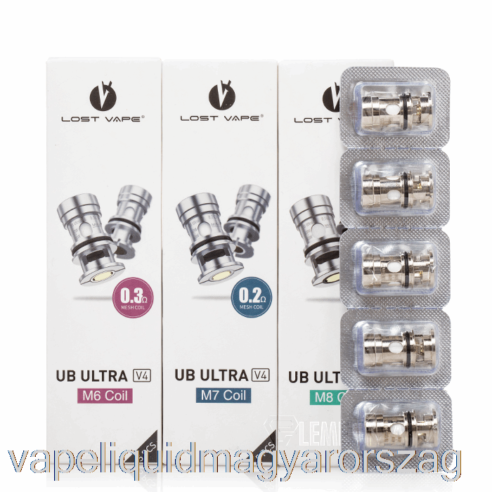 Elveszett Vape Ultra Boost Cseretekercsek 0,6 Ohm M2 Tekercsek (megszűnt) Vape Toll